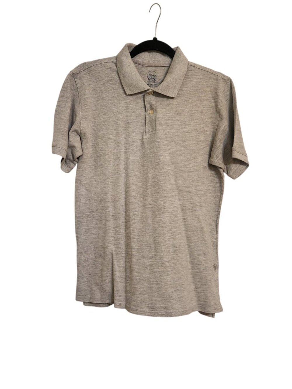 Faded Glory Solid Gray Polo Shirt Size XXL (18)